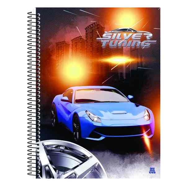 CADERNO 10X1 SILVER TUNNING